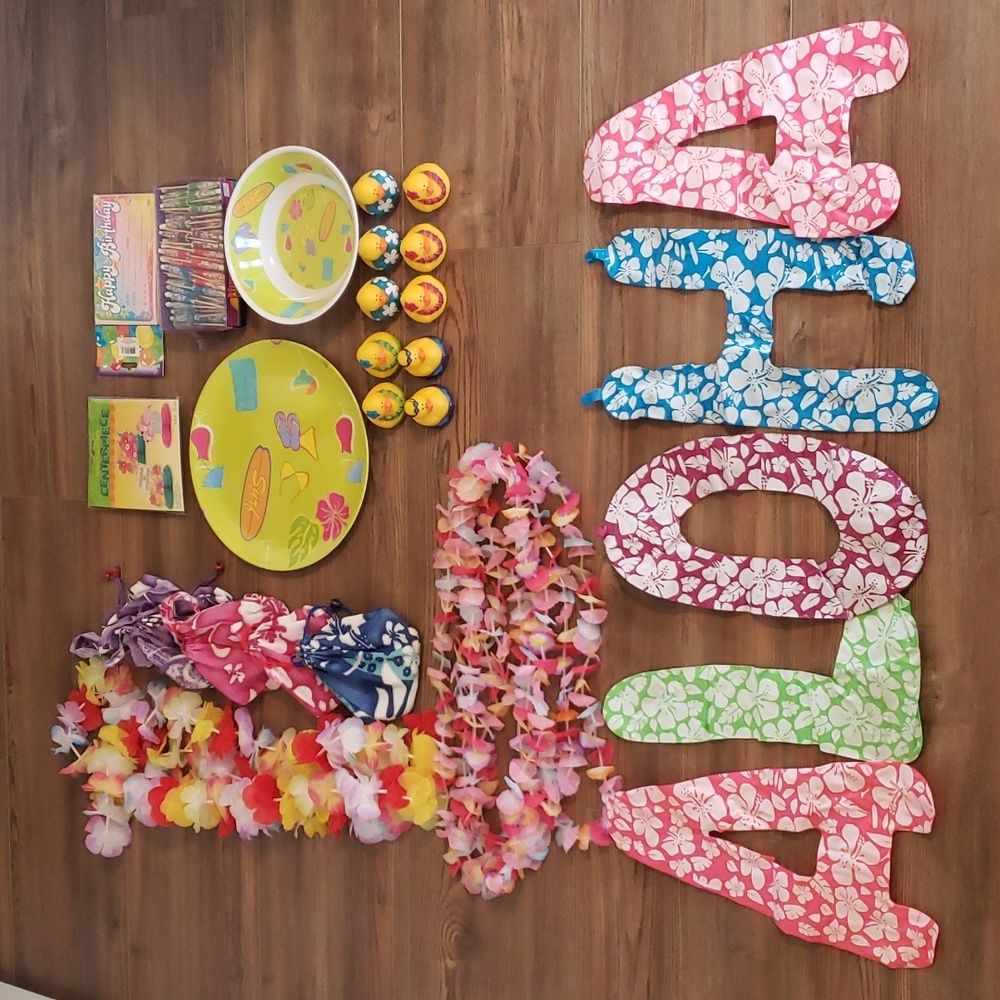 Hawaiian Theme Birthday Party Supplies
